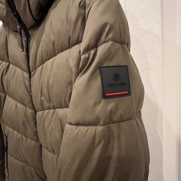 Bogner Fire+Ice Saelly Puffer Ski Jacket Women's Size US 12 Olive Green 600 Fill - Picture 8 of 12